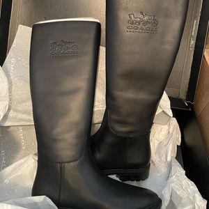 Coach Leather Fynn Boot